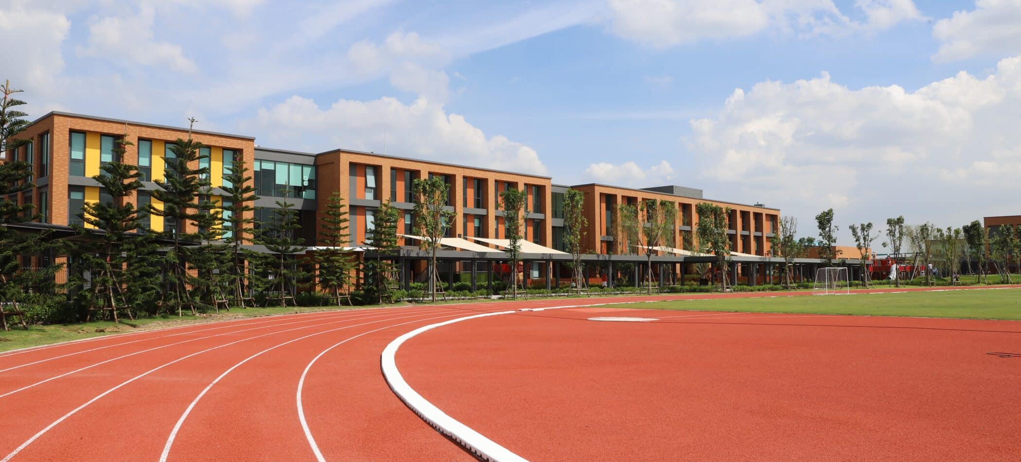 The running track at Wellington College International School Bangkok