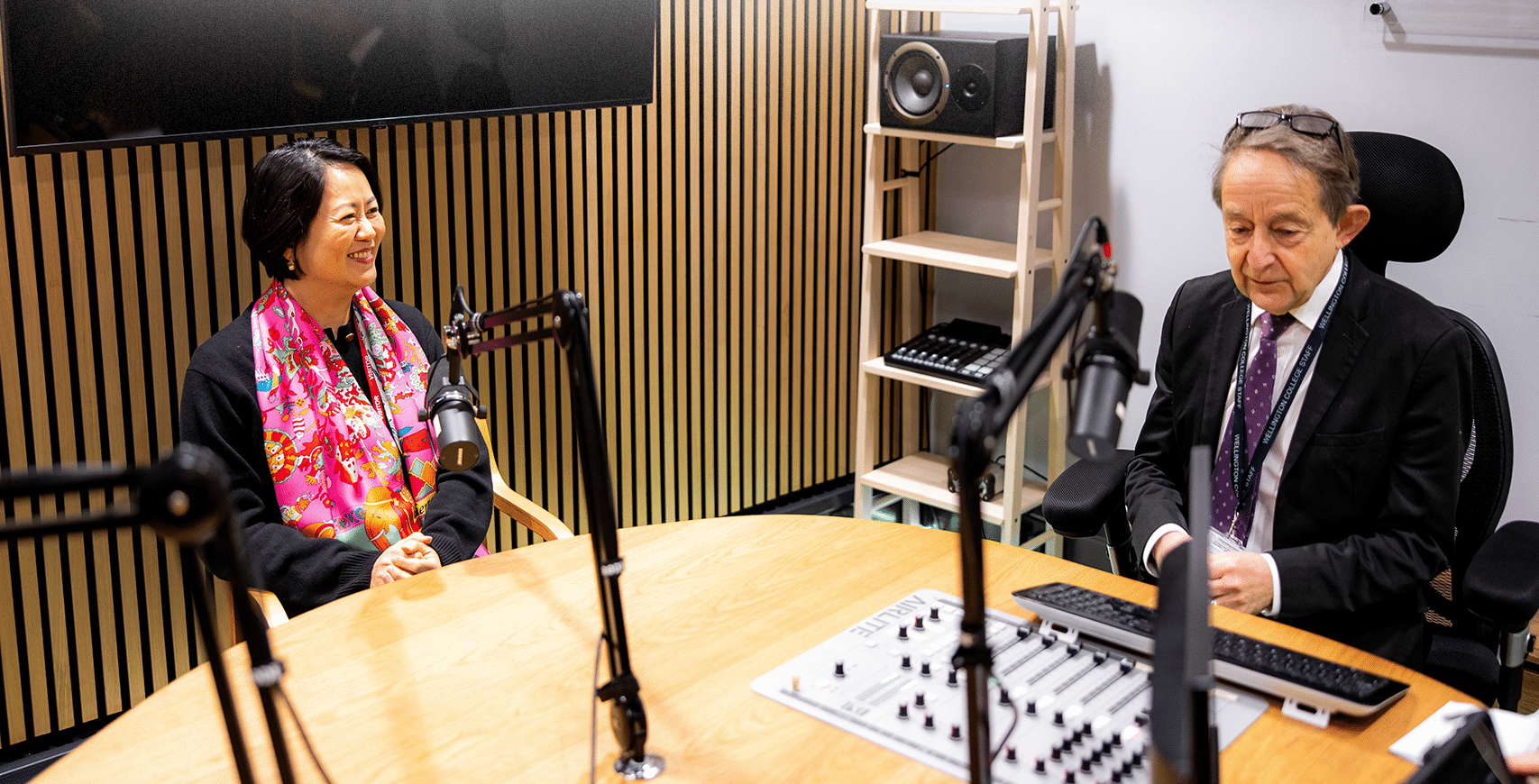 Recording of the Wellington Spotlight podcast with Joy Qiao